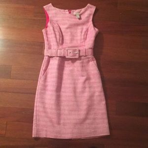 Banana Republic Pink & White Stripe Dress